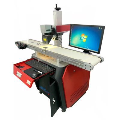 China Water Cooled CCD Camera Fiber Laser Marking Machine 110mm UV Metal Engraving Machine for sale