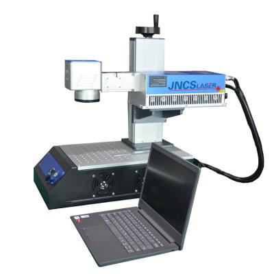 China Air Cooled Hot Portable UV Laser Marking Machine 5W UV Laser With Rotary For Glass Cup for sale