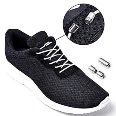 China Around No Tie Elastic Lazy Laces With Metal Lantern For Kids And Adults Sneakers for sale