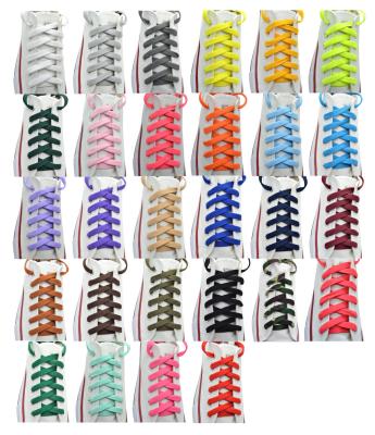 China Flat 31in 40in 47in 54in Flat Colorful Shoe Laces Strings For Sneakers Skate Boots Sport for sale