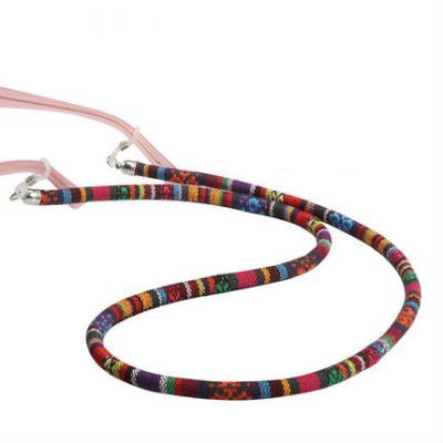 China Non-slip Handmade Multi Colored Cotton Material For Sports Custom Sunglasses Holder Strap Kids Glass Adjustable Rope for sale