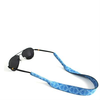 China Custom Cotton Sunglasses Holder Rope Eyewear Eyewear Retainer Sports Logo Neoprene Glass Floating Strap for sale