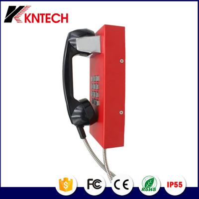 China Stainless steel calling system Auto-dial phone water proof telephone  for prison use with CE certification  KNZD-14 for sale