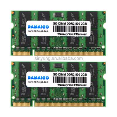 China LAPTOP BEST PRICE DDR2 4GB 2GB 800Mhz PC2-6400 FOR LAPTOP for sale