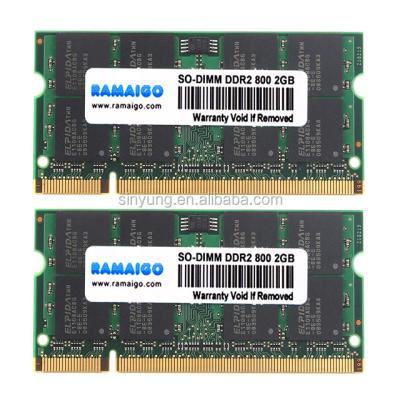 China LAPTOP memory ram sodimm ddr2 533 667 800 megahertz 4gb 2gb memory ram for sale