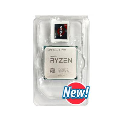 China Desktop CPUs R7 5700X AMD R'yzen 7 5700X 3.4 GHz Eight-Core 16-Thread Processor 7NM L3=32M 100-000000926 New Socket AM4 Without Cooler for sale