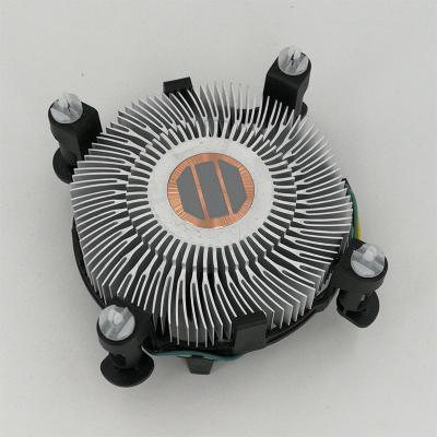 China Hydraulic Computer Case CPU Fan Heatsink Radiator CPU Cooler Supporting 2400RPM For Intel LGA 775 1150 1155 1156 1151 for sale