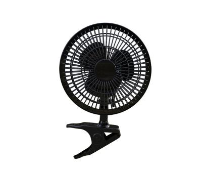 China 6 Inch Mini Greenhouse Flexible Metal Clip Plastic Fan for sale