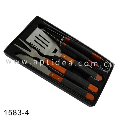 China Unique 4 Pcs Easily Cleaned High Quality Barbecue Grill Tools for sale