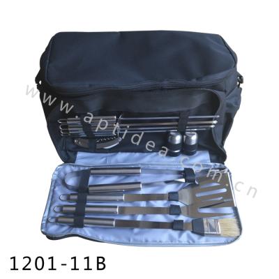 China Easily Cleaned High Quality Round BBQ Grill Tool With Cooler Bag for sale