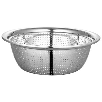 China MD 40cm colander extra large colander basket rice washer kitchen gadgets for fruit noodle pasta berry nuts washing Te koop