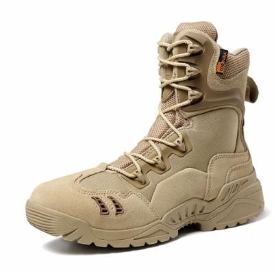 China Leather High Quality Outdoor Winter Hiking Boots Leather Comfortable Safety Military Boots for sale