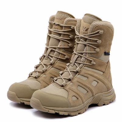 China Hot-selling OME/OEM waterproof, wear-resistant and non-slip military boots breathable 8 inch zipper desert high side combat boots for sale