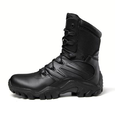 China OEM ODM Outdoor Men's Outdoor Tactical Boots High Top Leather Military Boots for sale