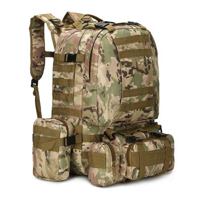 China Wholesale Waterproof Multifunctional Adventure Climbing Climbing Backpack Camouflage Tactical Survival Rucksack Bag for sale