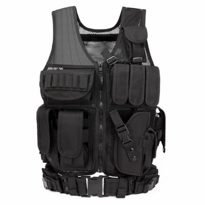 China Straps And Buckle Around Waist For Wholesale Soft Bullet Police Army Mesh Fashion Easy Wear Military Tactical Vest for sale