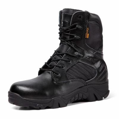 China Waterproof Black Outdoor Military Police Color Desert Tactical Combat Boots Army Walking Hunting Men To Combat Tactical Boots for sale