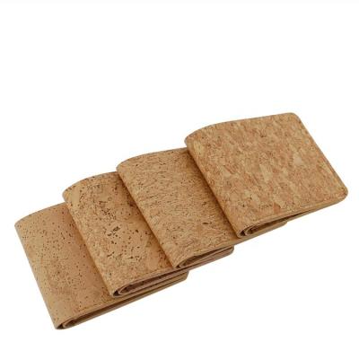 China Cork Custom Original Ecology Biodegradable natural Cork Pocket Waterproof Wallet made of natural cork from Portugal for sale