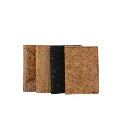 China Eco-friendly Natural Bark Manufacturing Wooden Wallet Oak Cork Card Case Little Wallet Natural For Rfid Card Holder Wholesale Wallet for sale