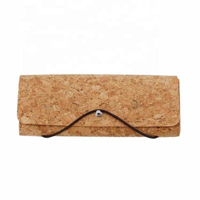 China Custom Hot Sale Reused Cork Glass Case Box Recycled Eco-Friendly Cork Eyewear Case Materials 2022 for sale