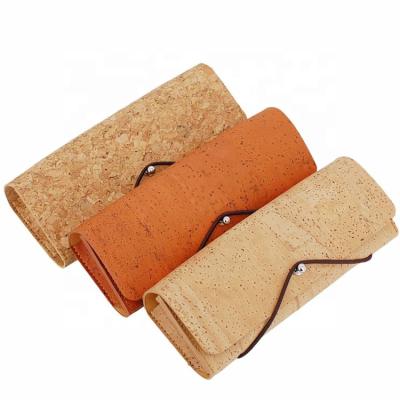 China Wholesale Simple Cork Fabric Eye Glass Case Cork Cover Unique Glasses Cases from Vegan for sale