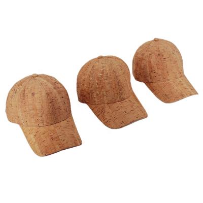 China Wholesale COMMON Natural Cork Of Cork Hat Adults Custom Designer Cork Sport Hats Baseball Hats for sale