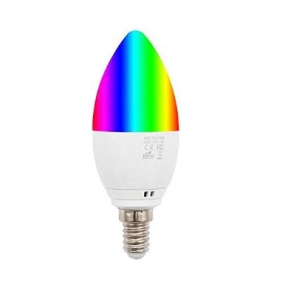 China 4.5W LED Light Bulb E14 Dimmable Multicolor Smart Light Bulb For Chandelier Pendant Lamp Ceiling Indoor Home for sale