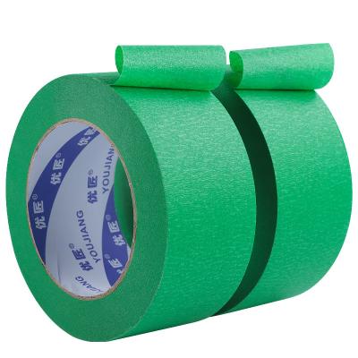 China Custom Colorful Painters Masking Tape Natural Rubber Adhesive 140mic-160mic for sale