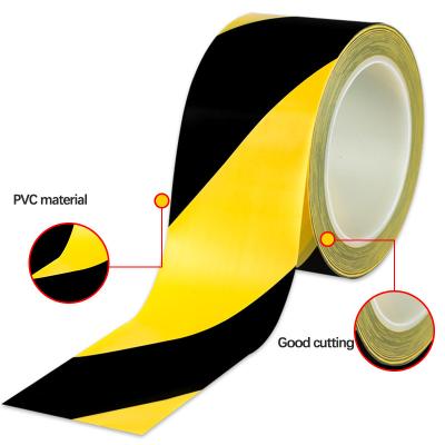 China 4.8cm Adhesive Strength PVC Marking Tape For Health Risk Caution for sale