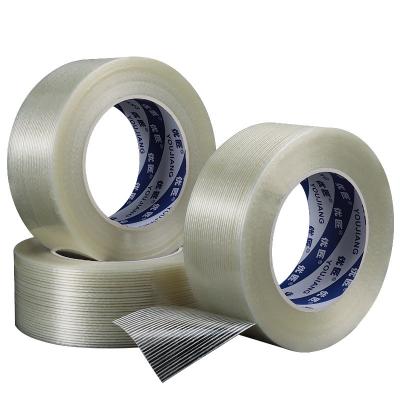 China No Residual Hot Melt Adhesive Fiberglass Filament Tape For Binding Wires And Weights for sale