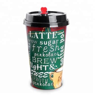 China Disposable Custom Hot Drink Paper Cups With Logo for sale