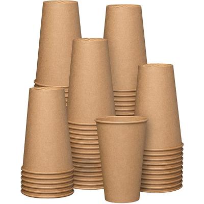 China Recycled Materials Hot Black Disposable Coffee Paper Cup Wall Gold Foil Double Stamping Custom Logo All Craft Gsm Style Time Packaging 4oz 8oz 12oz for sale