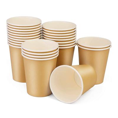 China Recycled Materials Disposable Paper Cups, Hot Coffee Cup 75 Packs, Paper Coffee Cup for Office and Kitchen Use for sale