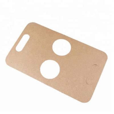 China Disposable Kraft Cardboard Paper Coffee Cup Holder for sale