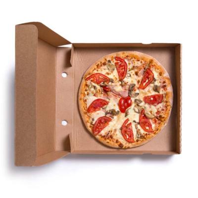 China Customized Disposable Disposable Corrugated Pizza Boxes for sale