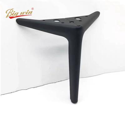 China New Design Contemporary Hot Sale OEM Leg Furniture Decorative Black Metal Legs For Sofa Cabinet for sale