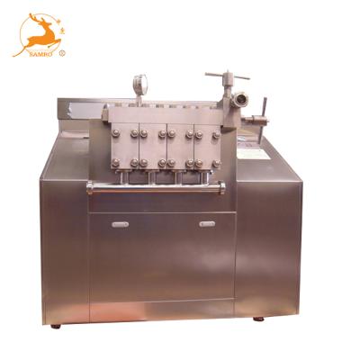 China Liquid With Suspended 8000L/H High Quality Sanitary Milk Solids Food Two Stage Homogenizador for sale