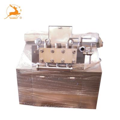 China Liquid With Solids Automatic High Pressure Milk Suspended Homogenizing Machine for sale