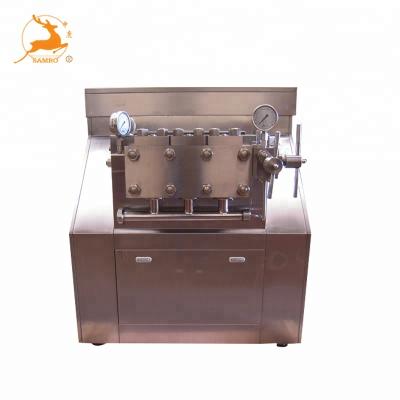 China Liquid high pressure milk homogenizer used in milk and yogurt process for sale