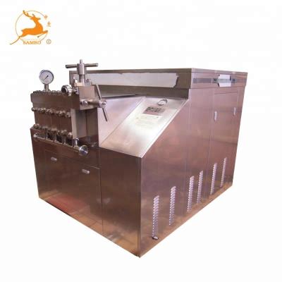 China Small liquid milk homogenizer machine for milk for sale