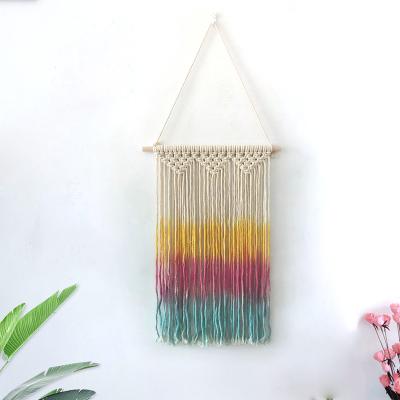 China New Children's Colorful Woven Tapestry Home Living Room Decoration Room Minimalist Wall Hanging Bohemian Tapestry. for sale