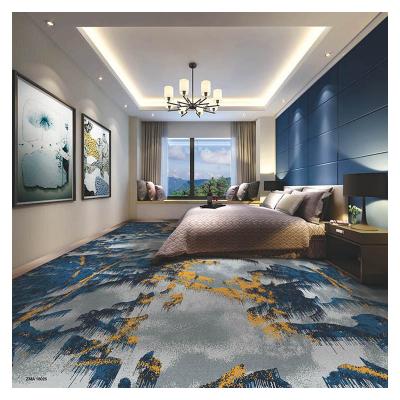 China High Quality Custom Hotel 80% Wool 20% Nylon Guest Room Axminster Rug for sale