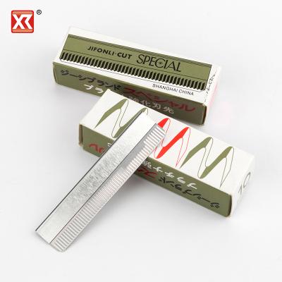 China Customized Best Single Edge Quality Stainless Steel Logo 500 Pcs In A Box Sharpest Single Edge Razor Blades Injector for sale