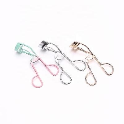 China Mini Wick Hair Curler Private Label Cosmetic Tool Pink Stainless Steel Colorful Eyelash Curler For Women for sale