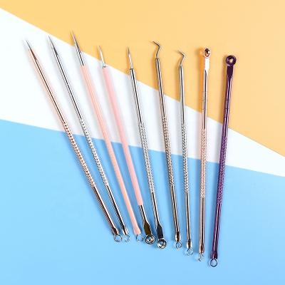 China Popular Wholesale Professional Personal Care Tool Blackhead Extraction, Acne Removal Needles Set for sale