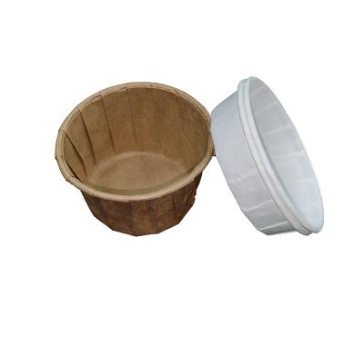 China Recyclable 4oz pleated paper souffle cakecup for sale