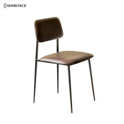 China Cheap price Dine Steel Dining Chair Velvet Ding ChairWith Gold Leg somenice modern hot sale dining room furniture dining chair home restaurant for sale