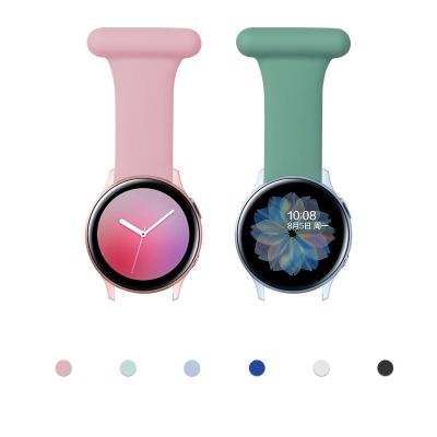 China New Silicone Nurse Watch Gussets For Samsung Galaxy Active Replacement Silicone Watch Band For Huawei 20mm Watch 22mm for sale