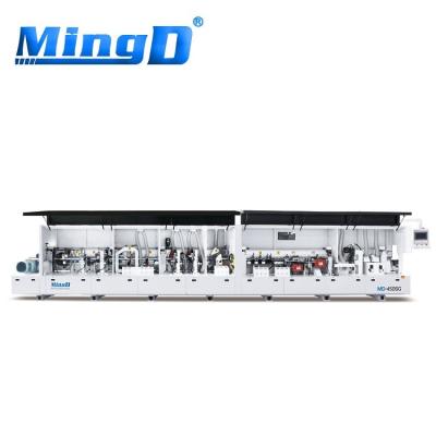 China Hotels MINGD MD-450SG curve pvc automatic edge banding machine pre-milling mdf panel edging machine edge banding cabinet door sealing for sale