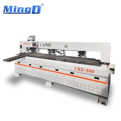 China Hotels MINGD CKZ-380 5 surface vertical drilling machine cabinet automatic cnc panel boring machine side hole drilling machine for sale